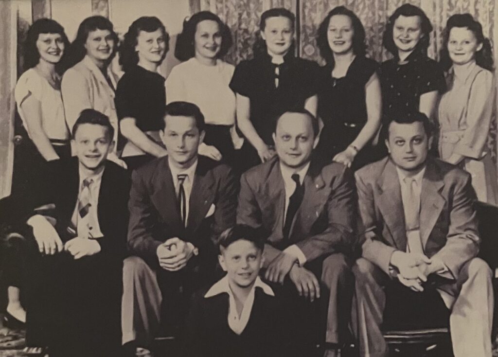 The thirteen children of George and Anna Kraynak